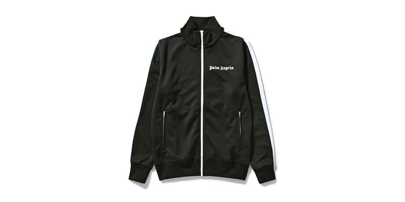 パーカー・フーディ Palm Angels Classic Logo Track Jacket Authentic Palm Angels Track Jacket White Classic Logo Hooded