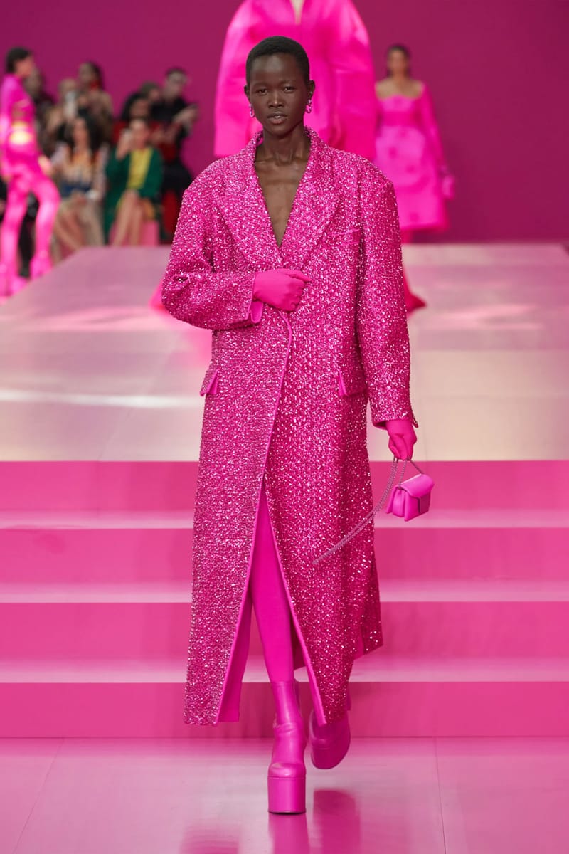 Valentino Argues Anyone Can Be Pretty in Pink in FW22 Collection