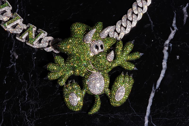 アクセサリー Dinoworks Chain VERDY x Alex Moss New York Tenshin Nasukawa Tenshin Dino Chain