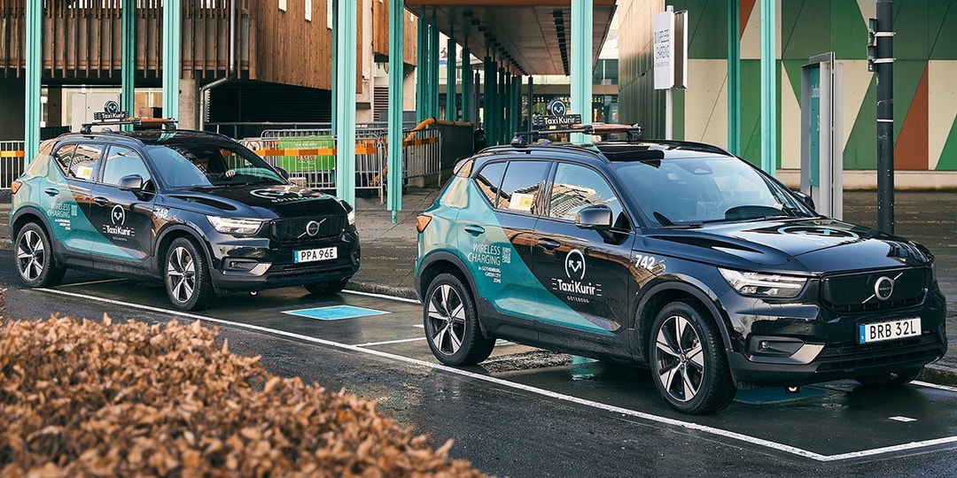 Volvo тестирует технологию беспроводной зарядки с новым парком электромобилей XC40 Recharge EV