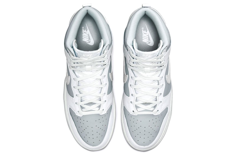 Nike Dunk High Grey and White | Hypebeast