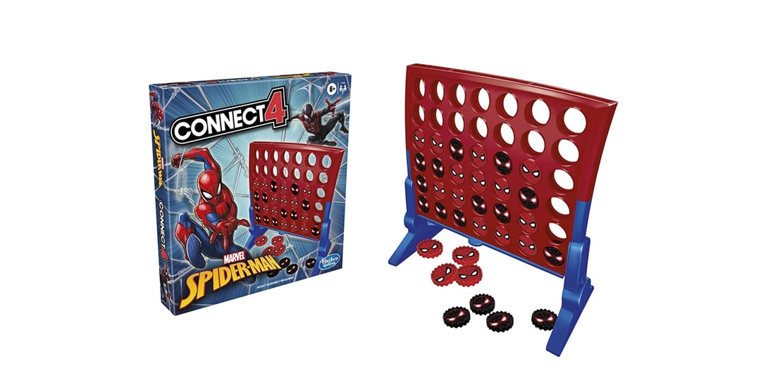Окунитесь в игру Connect 4 с новым изданием классической настольной игры Marvel «Человек-паук»