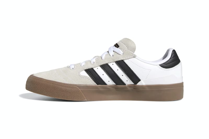 Adidas busenitz vulc samba hot sale white & gum shoes