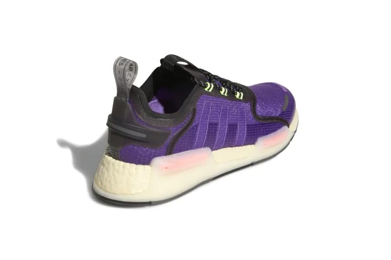 Black cheap purple nmd