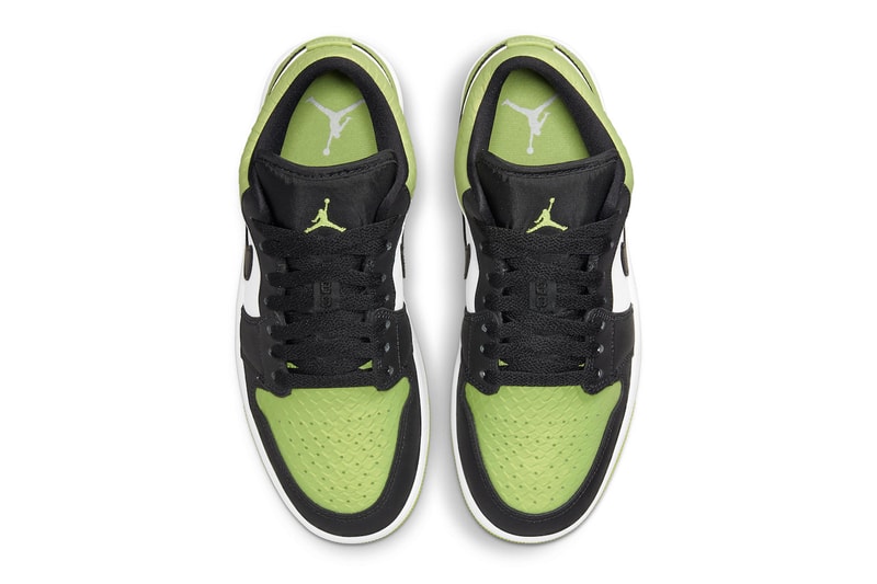 green snakeskin jordans