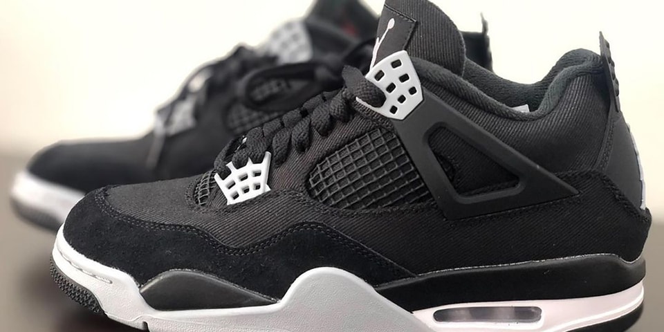 Air Jordan 4 Black Canvas Release Info | Hypebeast