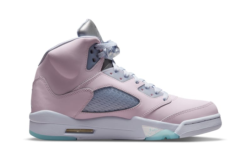 Jordan retro deals 5 pink