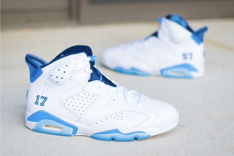 Air Jordan 6 UNC 2017 NCAA Champions PE Images Hypebeast