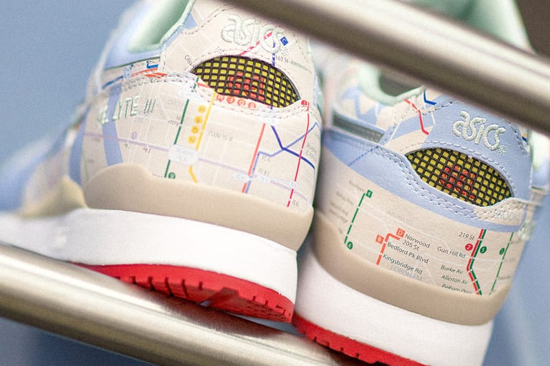 atmos ASICS GEL-LYTE III Tokyo NYC Subway Release Date | Hypebeast