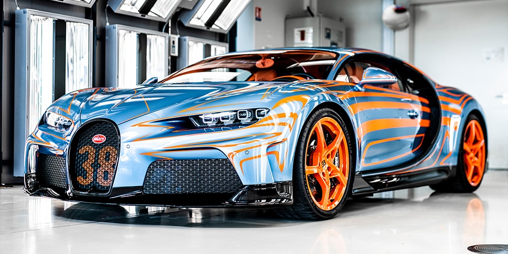 Bugatti представляет уникальный Chiron Super Sport Sur Mesure «Vagues de Lumière»