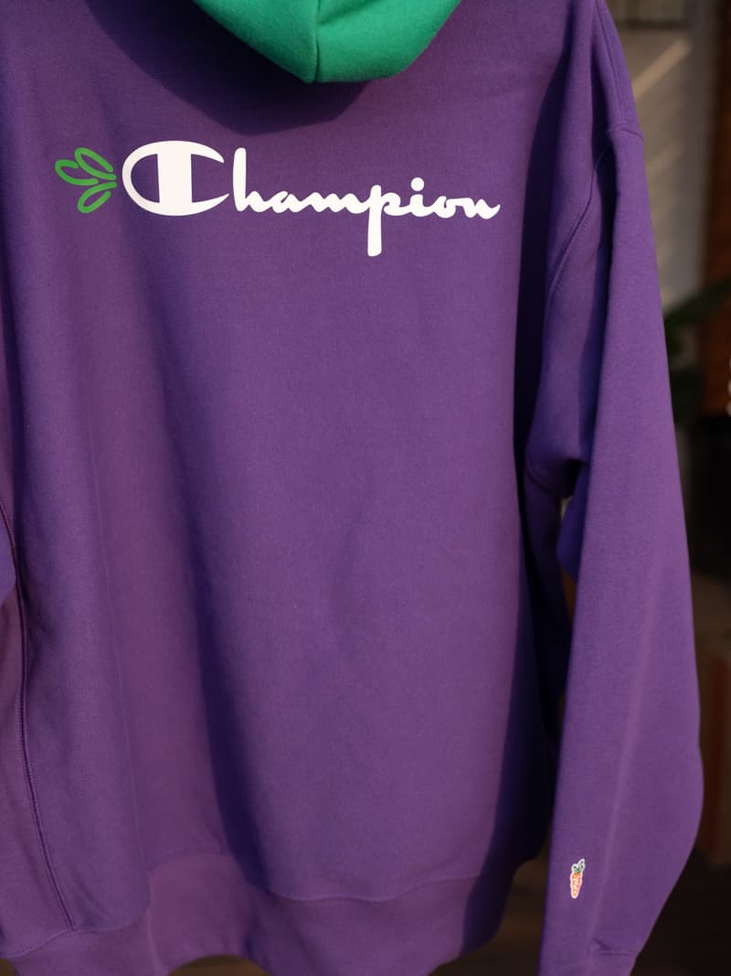 Carrots x Champion Exclusive Drop for SS22 HYPEBEAST