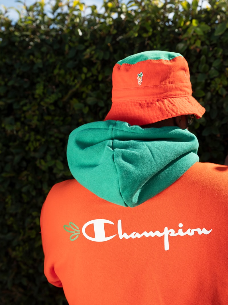 Carrots x Champion Exclusive Drop for SS22 Hypebeast