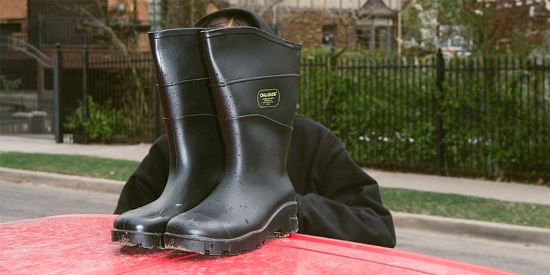 Red wing rubber work on sale boots