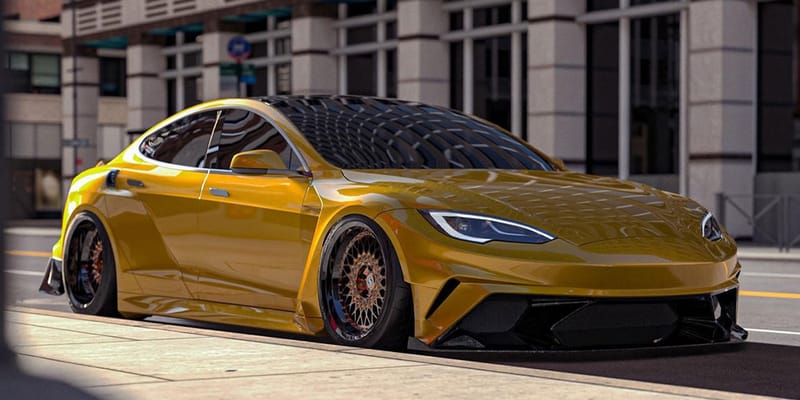 Tesla model deals s mansory