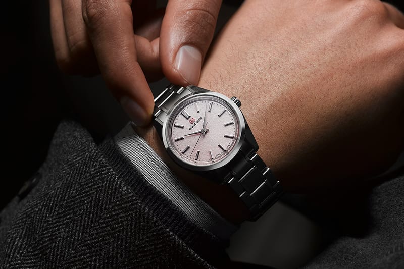 Grand seiko clearance pink dial