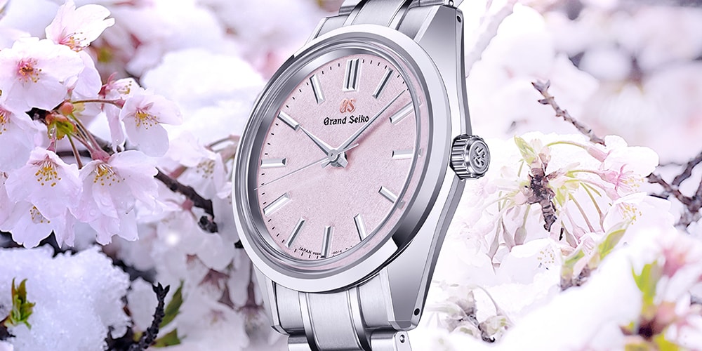 Grand Seiko отмечает 55-летие модели 44GS лимитированной серией Cherry Blossom Pink