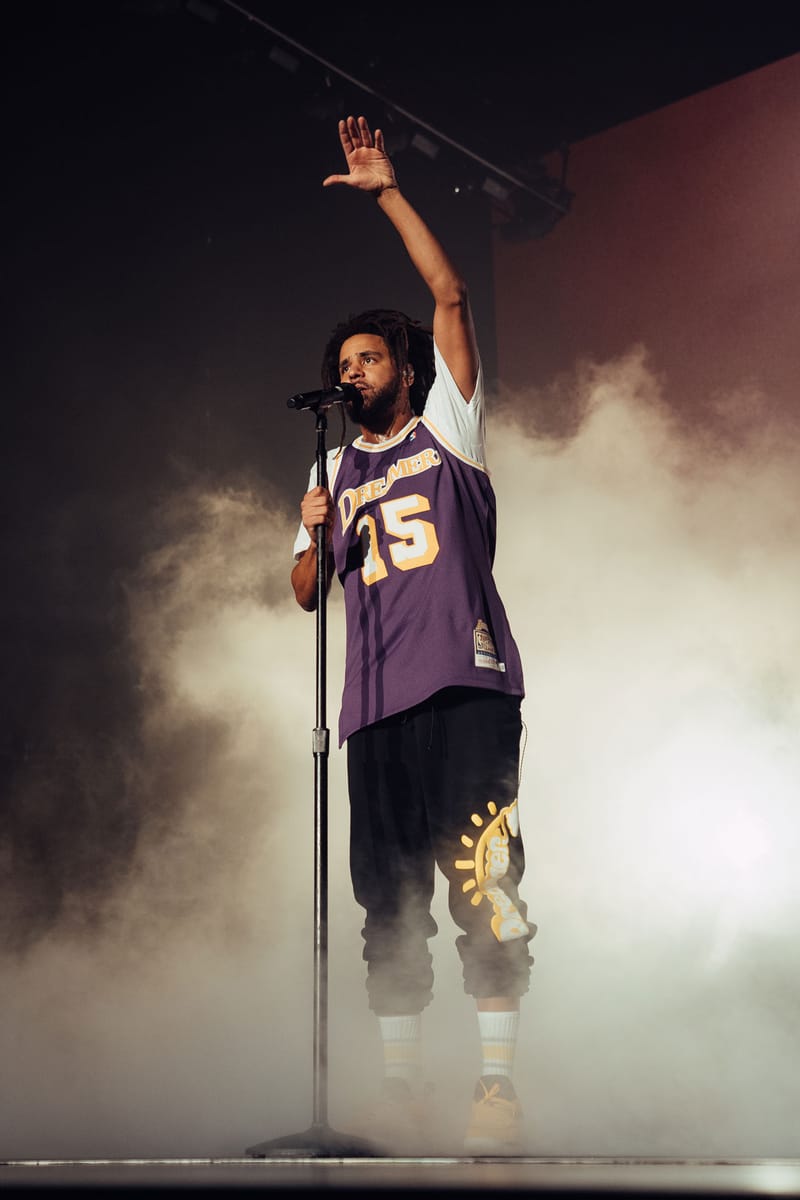 J cole hot sale pistons jersey