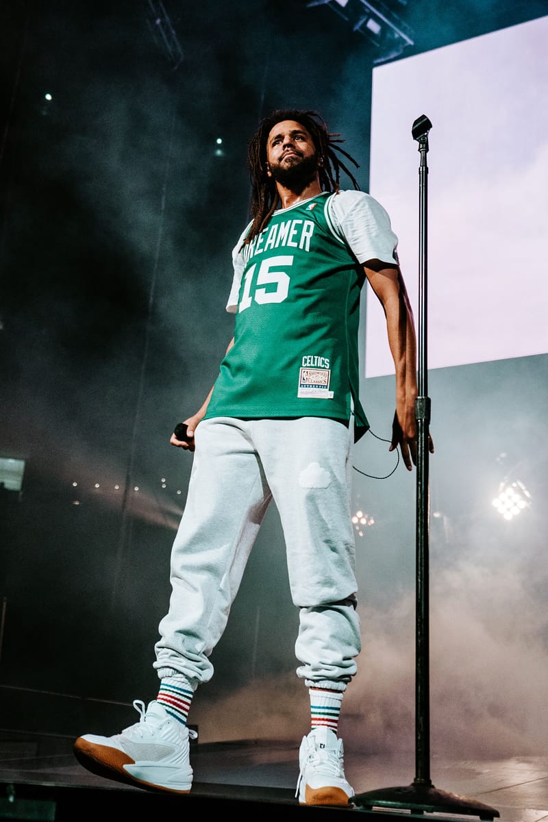 J cole shop wearing dreamville hoodie