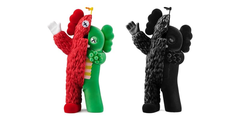 KAWS 'KACHAMUKKU' Vinyl Toys Gachapin and Mukku Art 