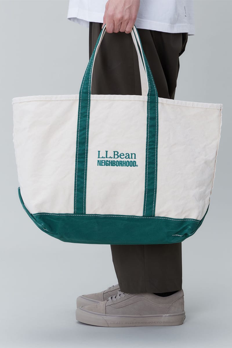 NEIGHBORHOOD NH X L.L.BEAN . TOTE-L navy