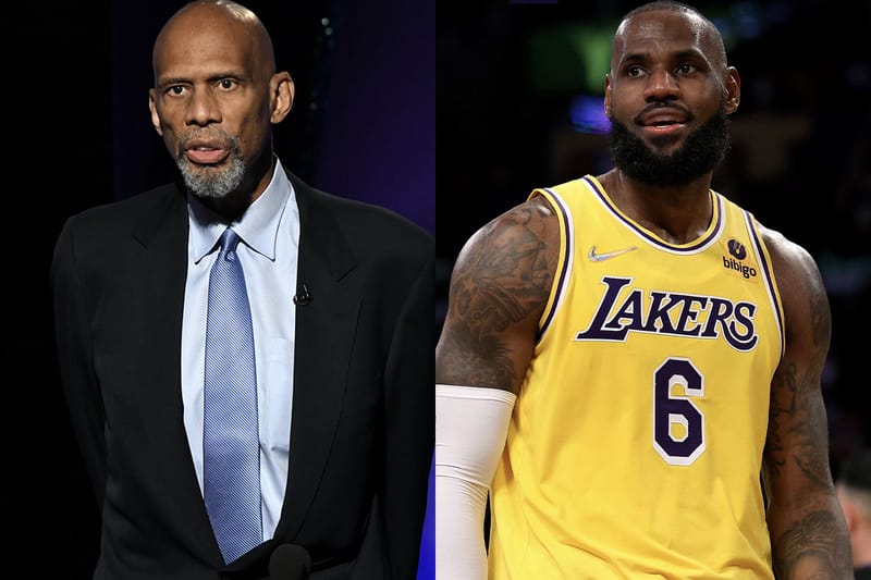 Lebron james clearance kareem abdul jabbar