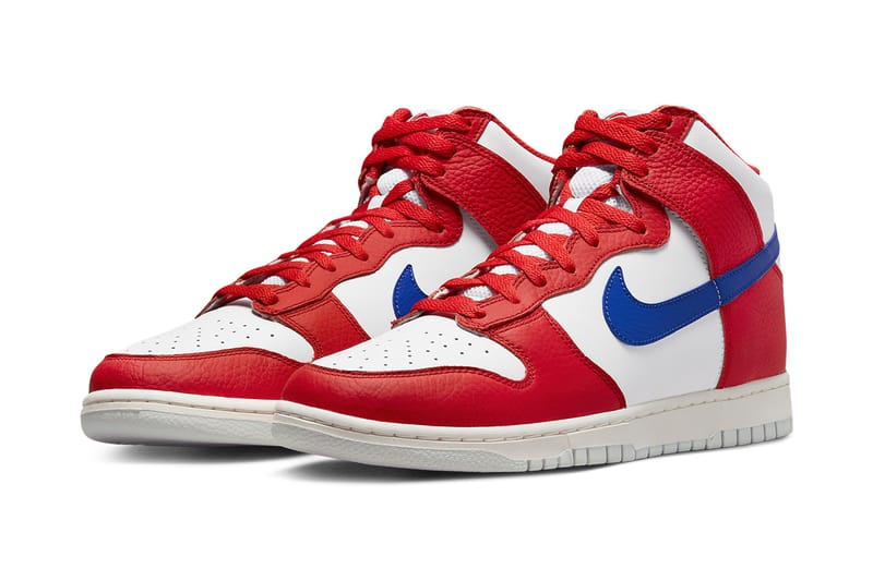 Red blue and deals white nikes