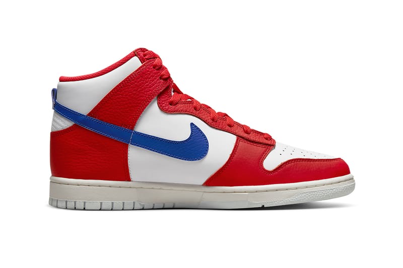 Nike Dunk High White Red Blue DX2661-100 Release Date | Hypebeast