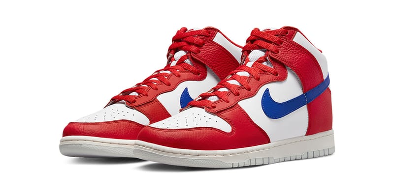 Nike Dunk High White Red Blue DX2661-100 Release Date