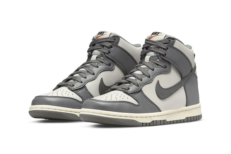 Official Images of Nike Dunk High in Dual Grey Tones | Hypebeast