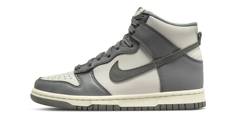 Official Images of Nike Dunk High in Dual Grey Tones | Hypebeast