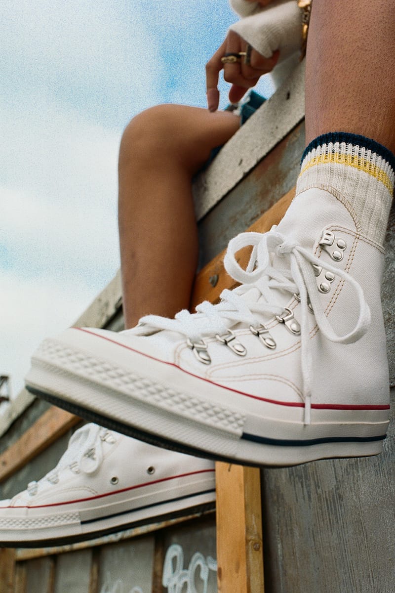 Converse leather on outlet feet