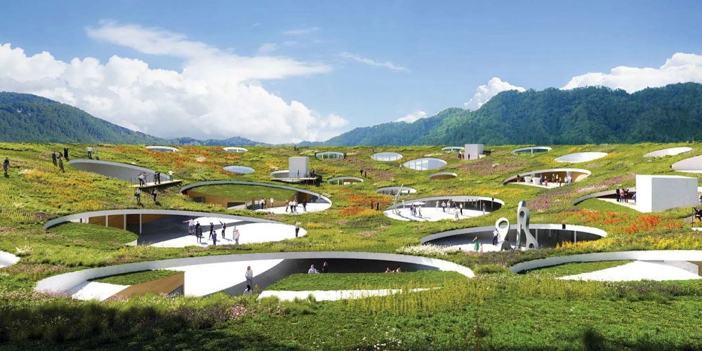Соу Фудзимото представляет дизайн новой чашеобразной площади в Хиде, Япония