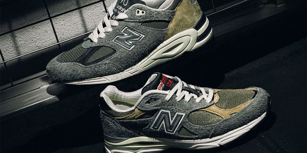 Взгляните поближе на дебютный New Balance Тедди Сантиса, СДЕЛАНО в США 990v2 и 990v3