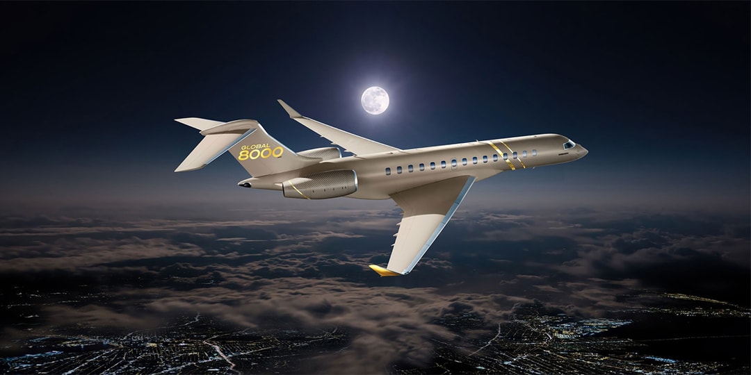 Bombardier представляет свой самый быстрый частный самолет Global 8000