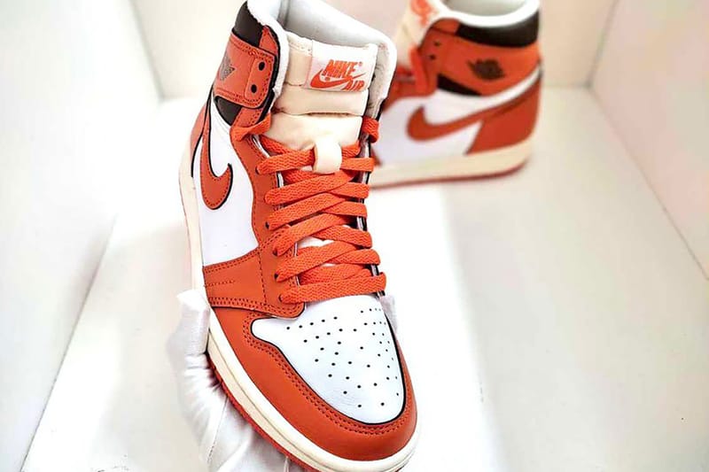 Starfish orange cheap jordan 1