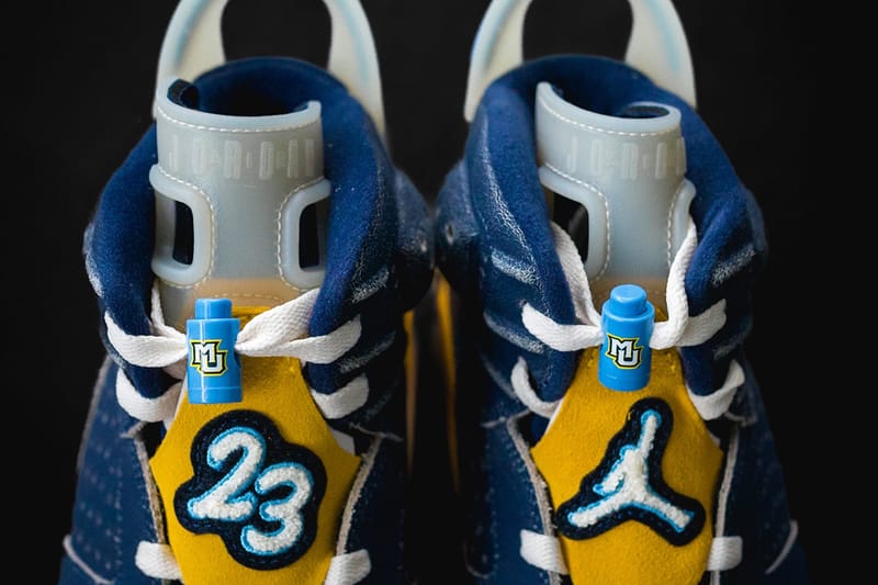 Jordan 6 clearance blue and yellow