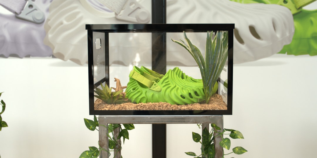 Естественная эстетика Salehe Bembury вдохновляет концепции Инсталляция в магазине в Дубае