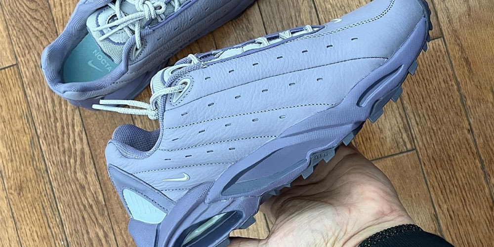 Взгляните подробно на NOCTA Дрейка x Nike Hot Step Air Terra «Purple»