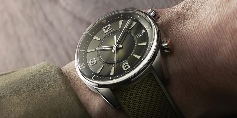 Jaeger LeCoultre Polaris Date Gets Gradient Green Dial