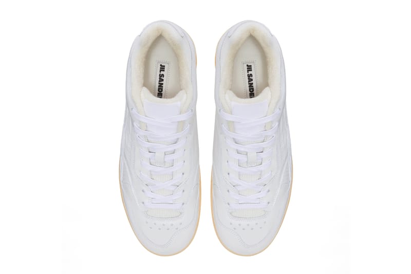 スニーカー Jil Sander FW25 Sneakers & Slip-On (J16WS0013 P5242102) Killer NEW $690 JIL SANDER White Leather Platform Sneakers