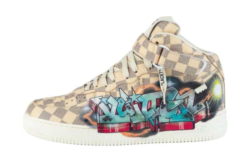 Louis Vuitton x Nike Air Force 1 Retail Collection First Look 