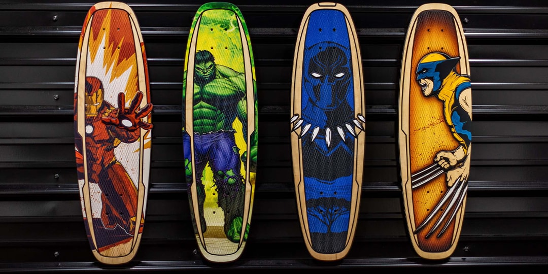 Marvel выбрала Bear Walker для набора скейтбордов ручной работы с супергероями ограниченной серии