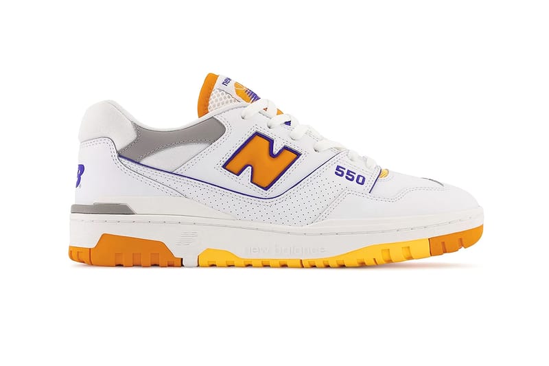 Purple and clearance yellow new balance