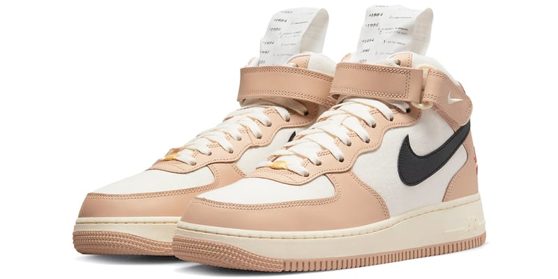 Nike air force 1 high 2024 top beige