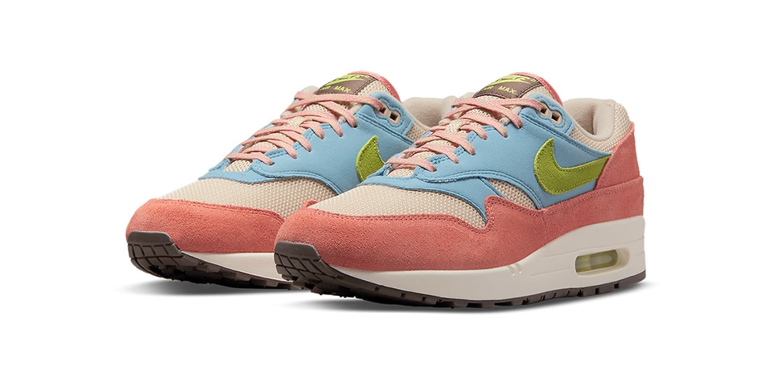 Nike Air Max 1 «Light Madder Root» украшен смесью весенних оттенков