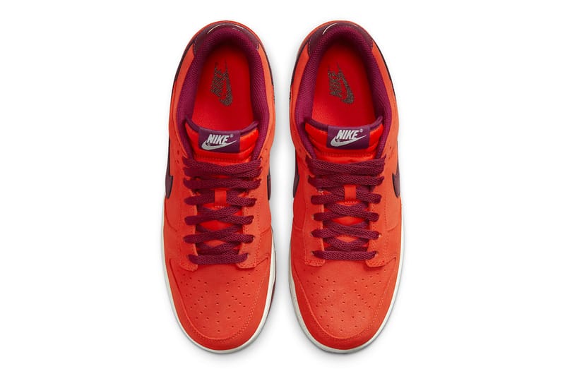 Orange suede nike outlet shoes