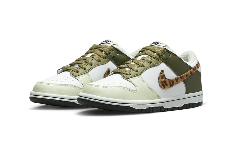 womens nike with leopard swoosh