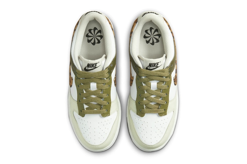 womens nike with leopard swoosh