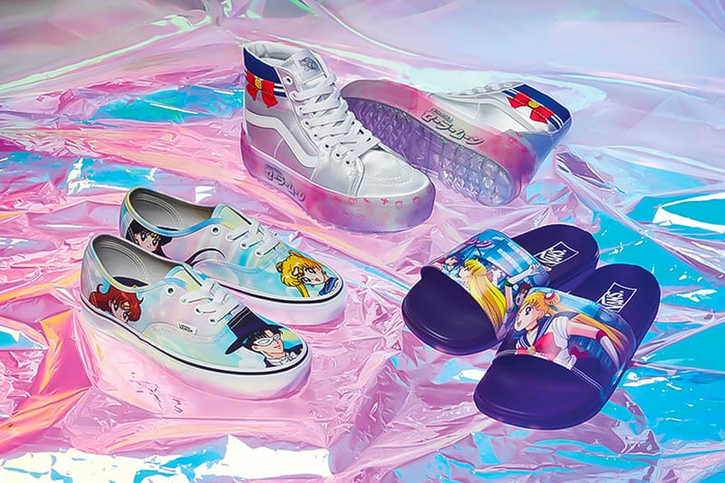 Vans sailor moon slip on