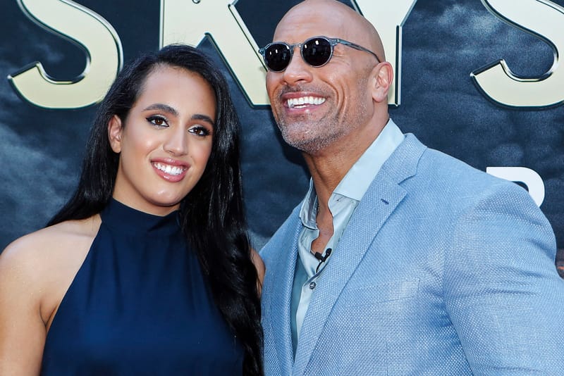 The Rock Dwayne Johnson Simone Johnson Ava Raine WWE Wrestling